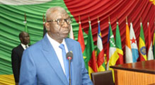 Le Président Moussa NGON Baba lors de la 74ème Session du Comité Exécutif (Bangui, 13-14 juin 2019)         