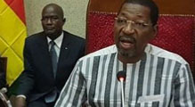 SEM Alassane Bala Sakande , Président de l'Assemblée Nationale du Burkina Faso