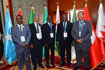 Délégation de Djibouti à l'occasion de la 32ème Conférence de l'UIPA, Le Caire , Fev. 2022